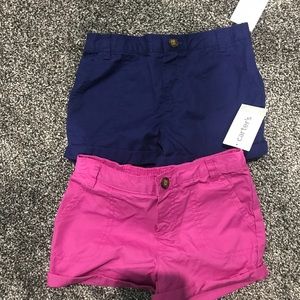 2 NWT carters 24 month shorts